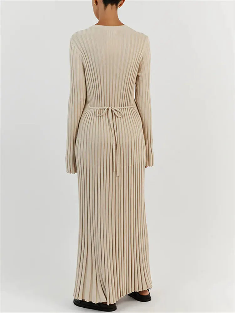 Ribbed Knit Maxi Dresses