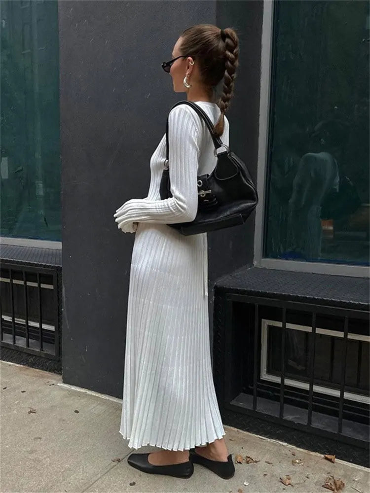 Ribbed Knit Maxi Dresses