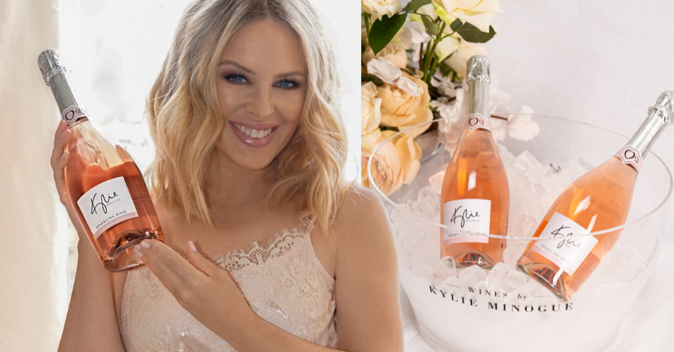 Kylie Minogue Alcohol Free Sparkling Rose and Sparkling Blanc