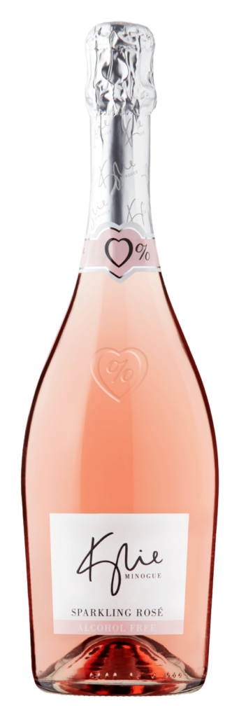 Kylie Minogue Alcohol Free Sparkling Rose and Sparkling Blanc