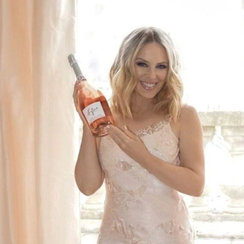 Kylie Minogue Alcohol Free Sparkling Rose and Sparkling Blanc