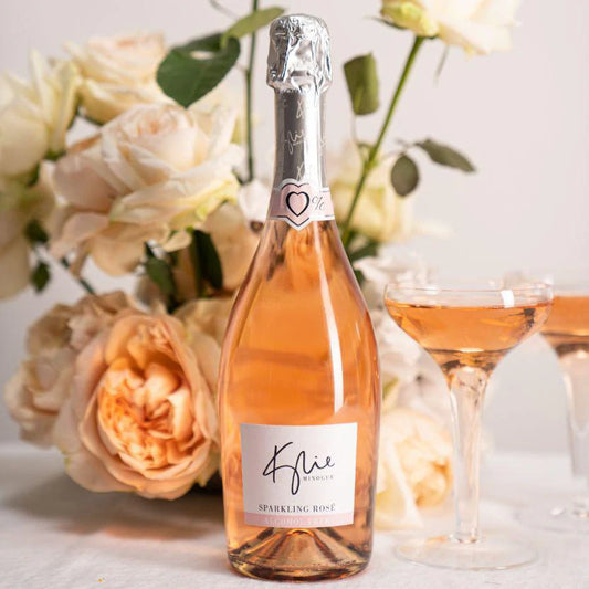 Kylie Minogue Alcohol Free Sparkling Rose and Sparkling Blanc