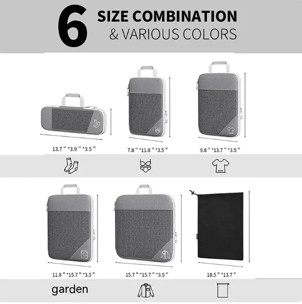 Travel Compression Packing Cubes