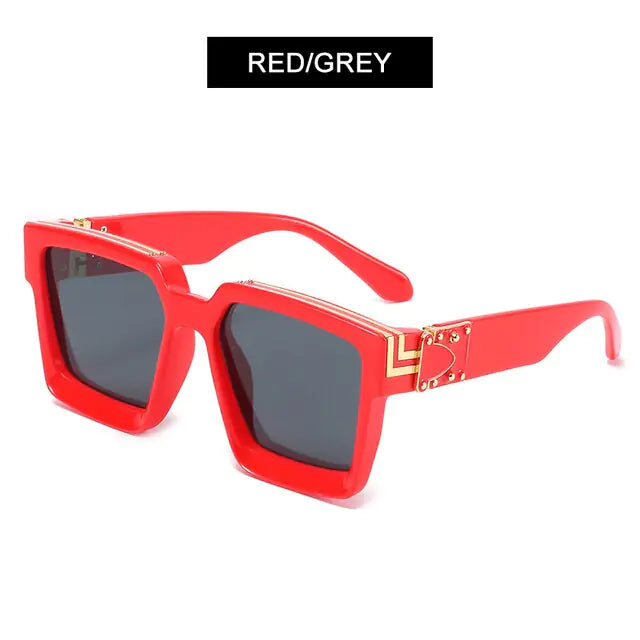 HOOBAN Millionaires Designer Square Sunglasses