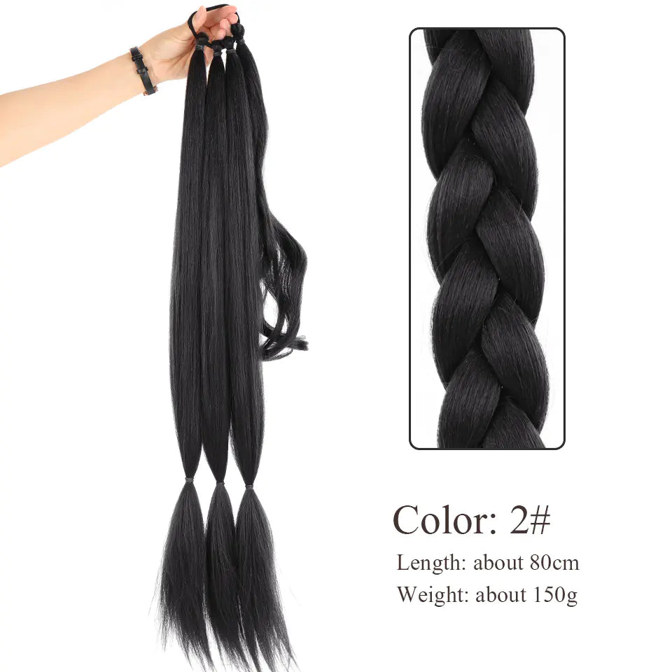 European Long Hair Ponytail Extensions