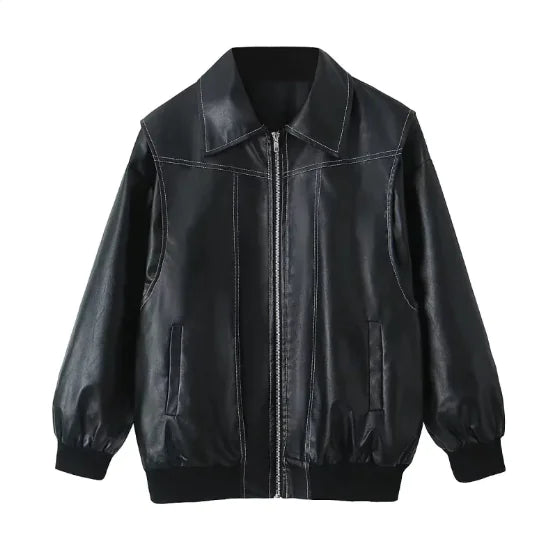 Downtown Retro Vegan Leather Jackets