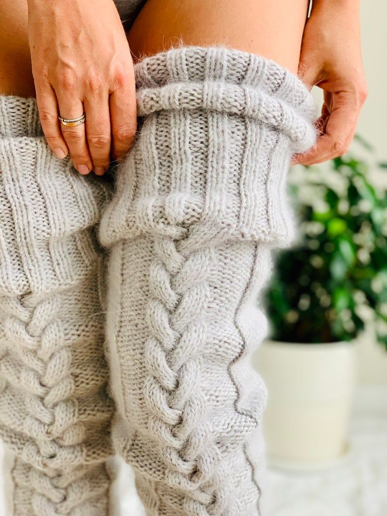 Pippi Long Knit Cozy Socks