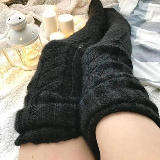 Pippi Long Knit Cozy Socks