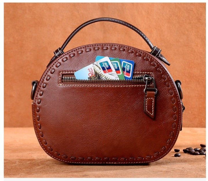 Ginni Vintage Genuine Leather Crossbody Handbags