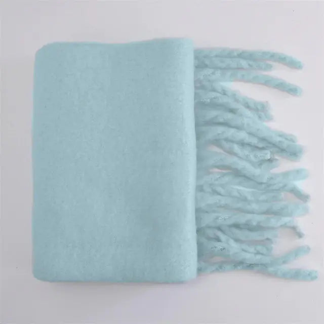 Cashmere Scarf with Tassels