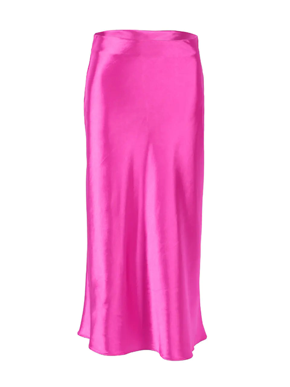 High-Waist A-Line Midi Skirts