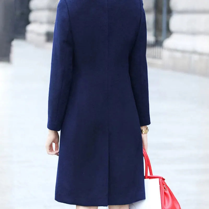Elegant Mid Length Warm Winter Coat