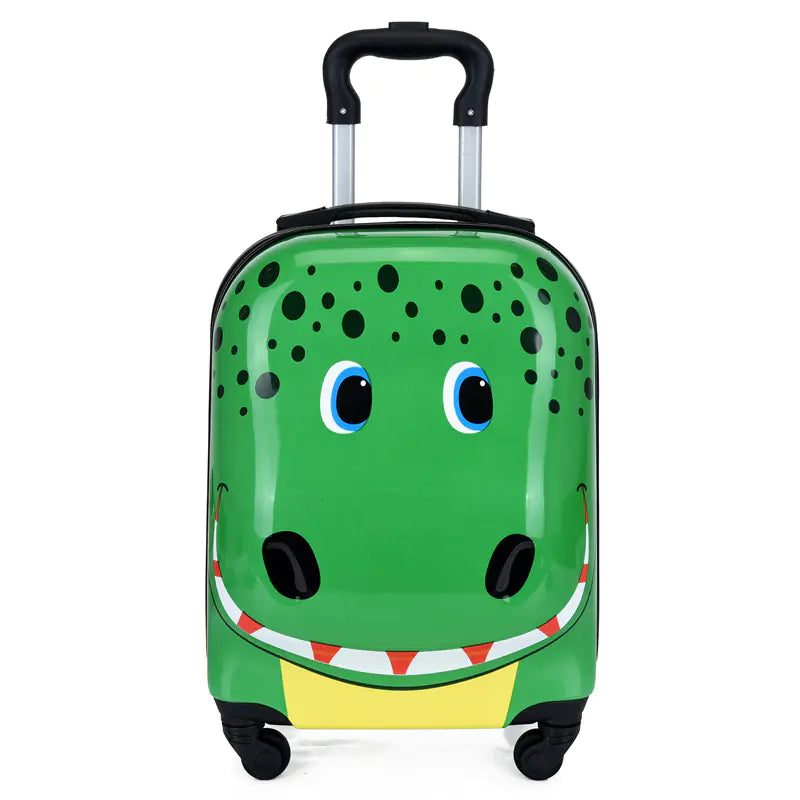 3D Cartoon Animal Rolling Luggage Suitcases