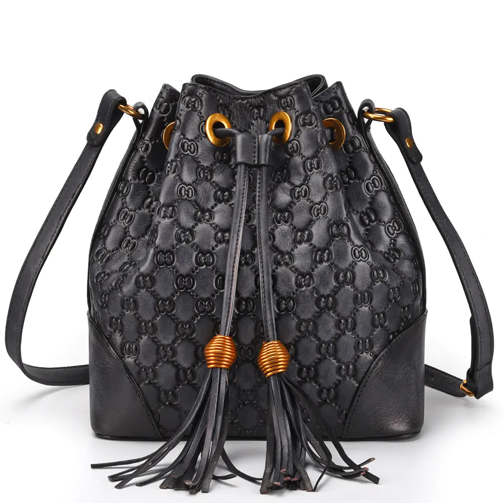 Vintage Leather Bucket Bags