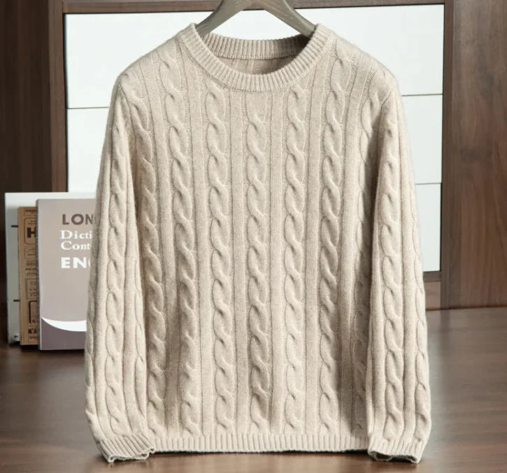 Davinci Pure Albas Cashmere Cable Pullover