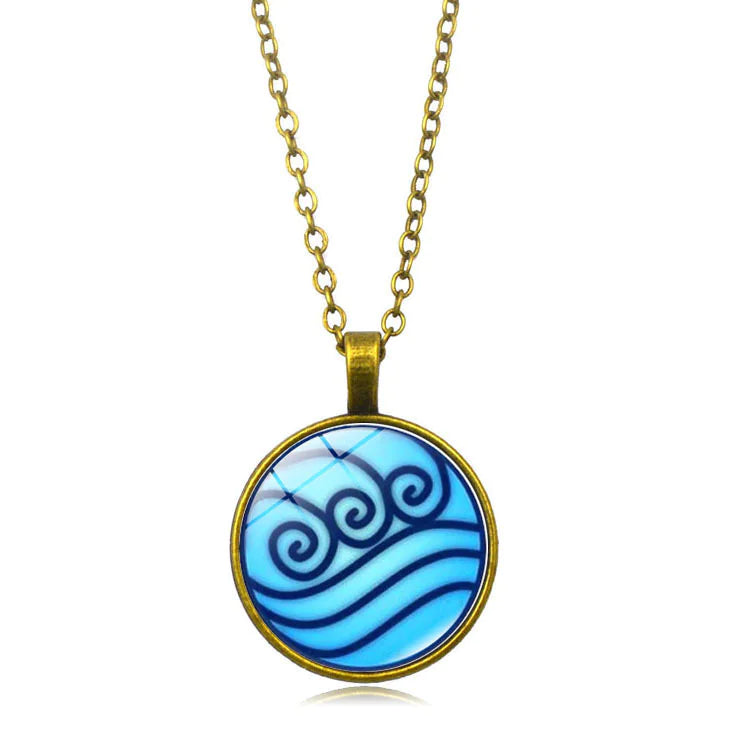 Zodiac Elements Glass Radiant Pendants