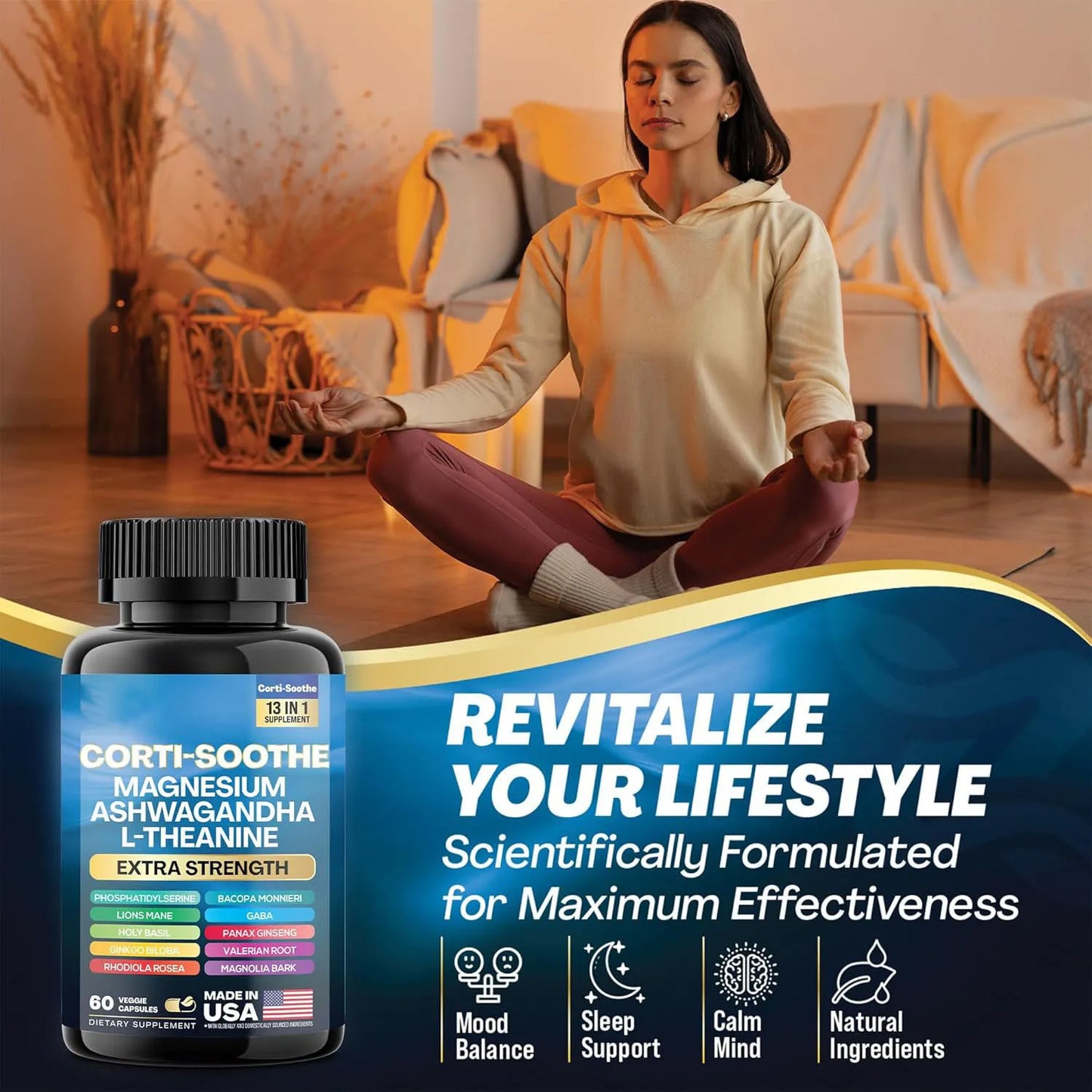 Zoyava Soothe and Smooth Magnesium and Myo-Inositol Capsules