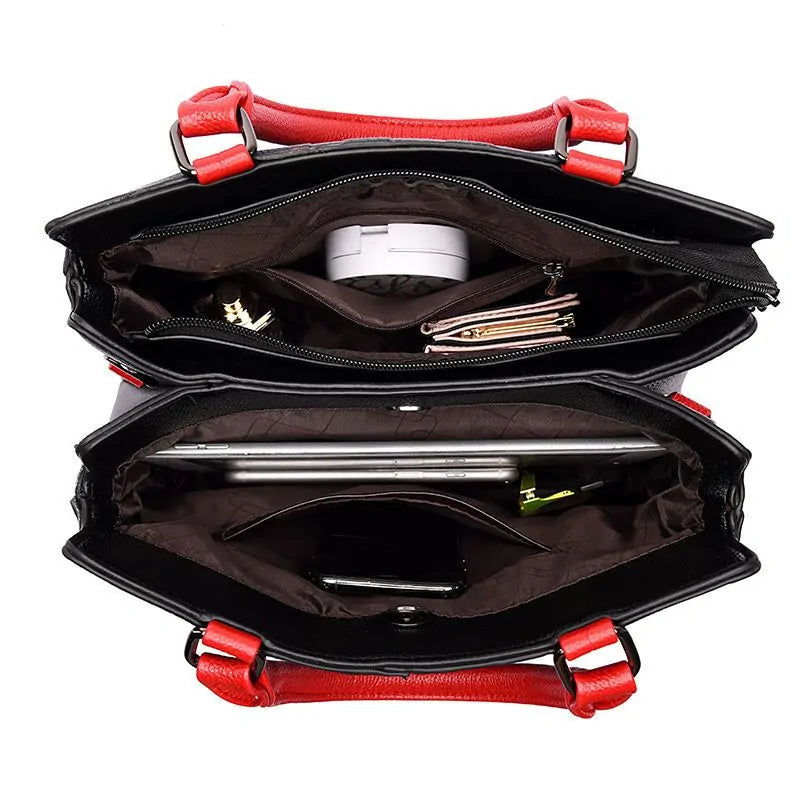 Alpha Embossed Designer Handbags