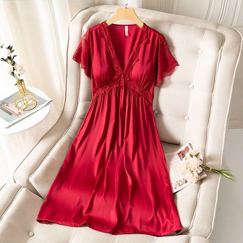 Satin Lace Nightgowns