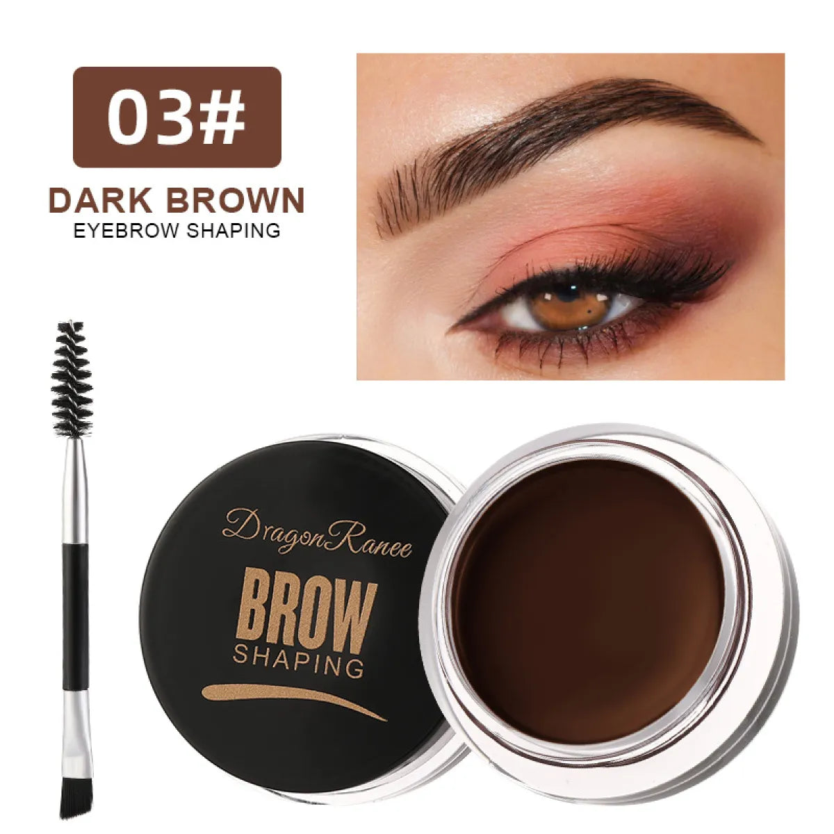 Dragon Ranee Waterproof Eyebrow Dye Gel