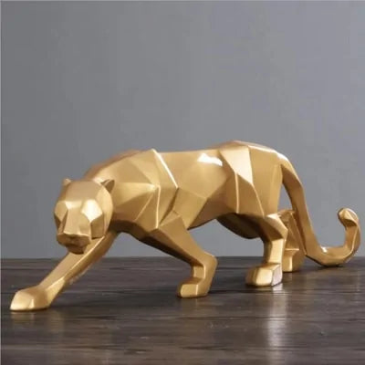 ERMAKOVA Panther Geometric Resin Figurines