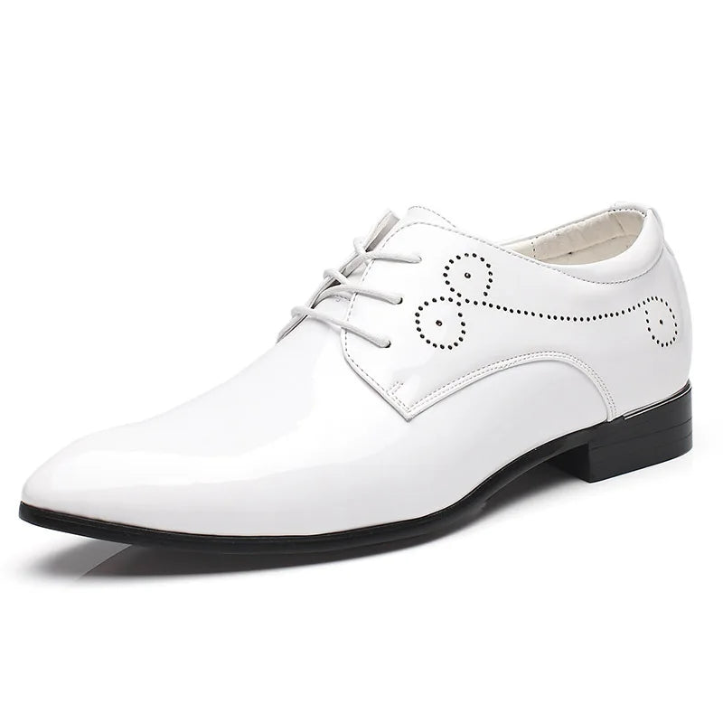 Glossy Oxford Patent Leather Shoes