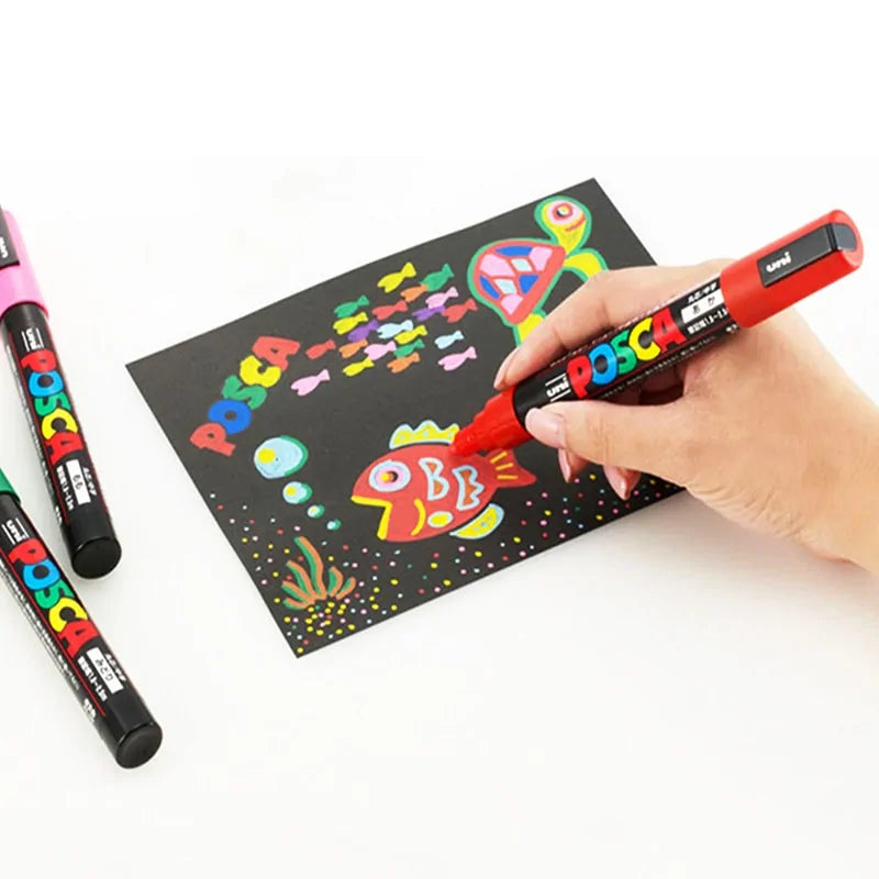 UNI POSCA Comic Graffiti Marker Pens