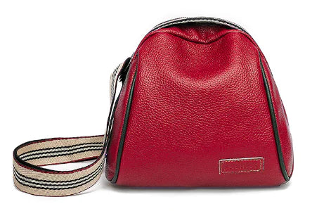 Annmouler Genuine Cowhide Leather Saddle Handbags