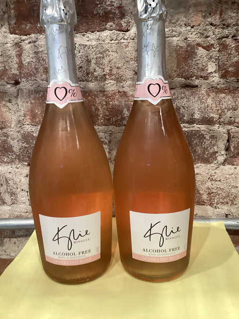 Kylie Minogue Alcohol Free Sparkling Rose and Sparkling Blanc