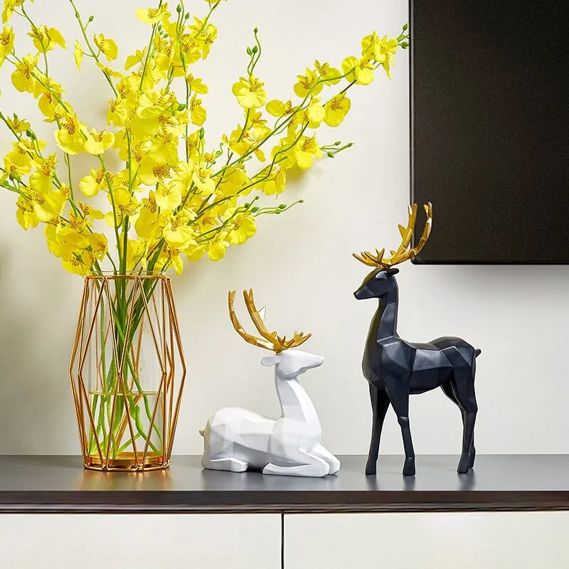 Romantic Deer Figurines