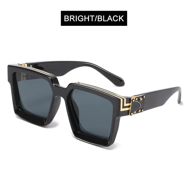 HOOBAN Millionaires Designer Square Sunglasses