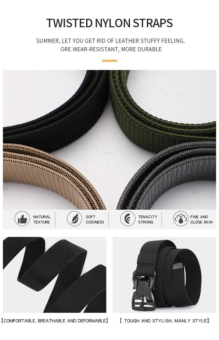 Tactical Quick Release Military Belts