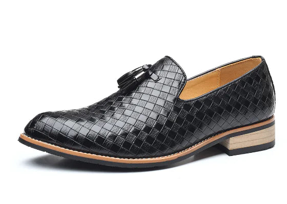 Italian Tasseled Leather Loafers