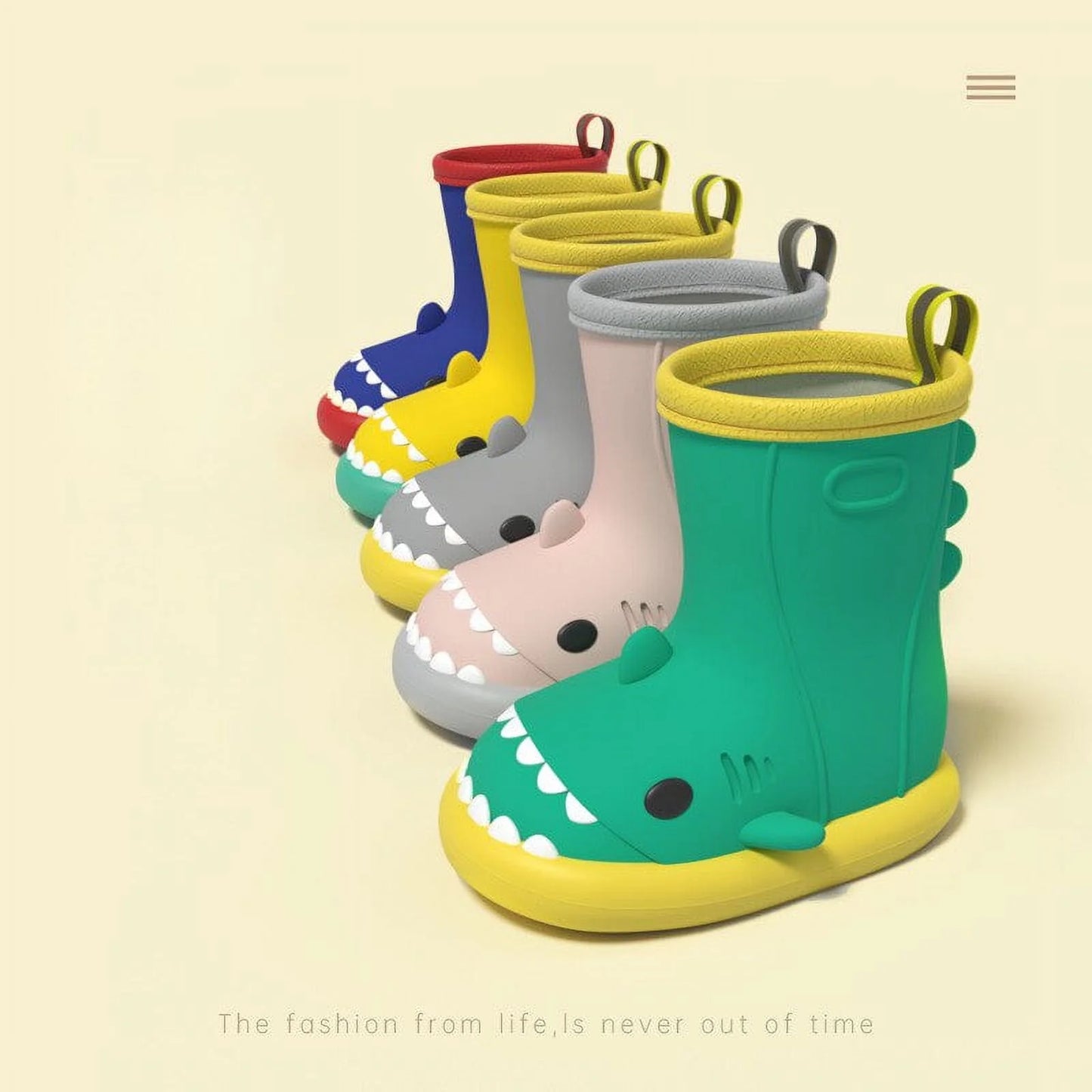 Comfysharks™ Kids Rain Gumboots