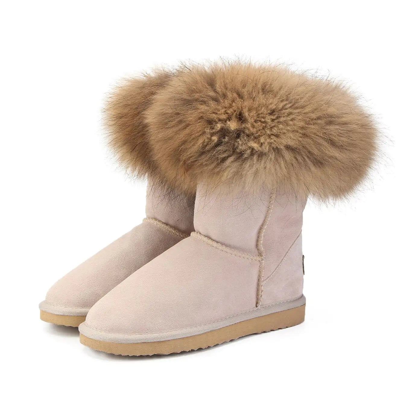 MBR Force Fox Fur Snow Boots