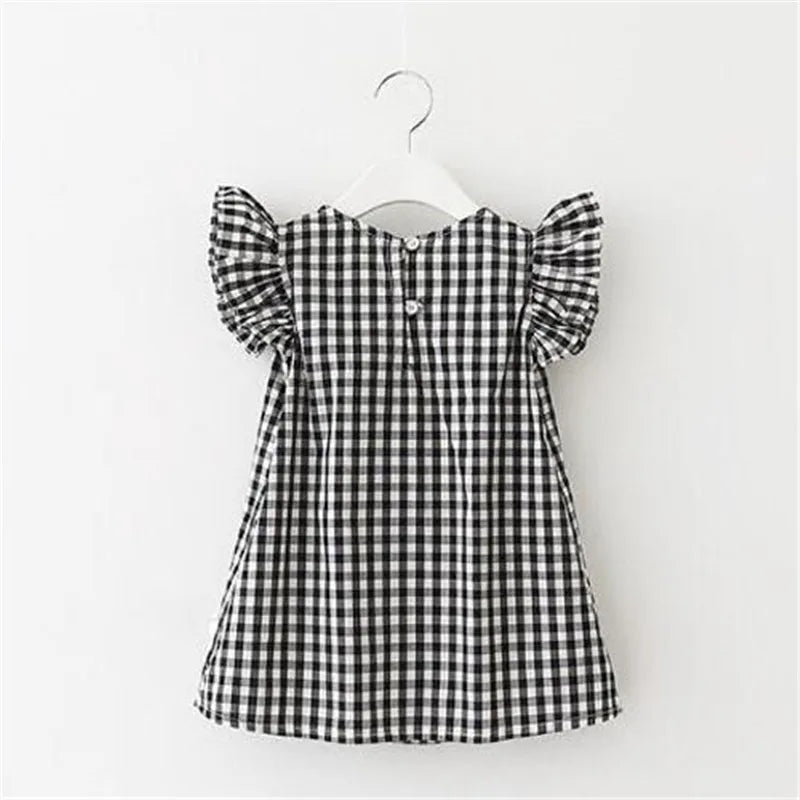 Ruffle Gingham Dress