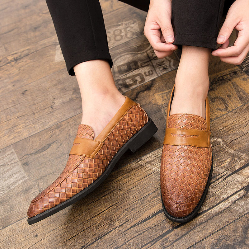 Machista Woven Leather Shoes