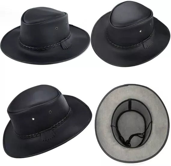 Azonee Cowboy Leather Hats