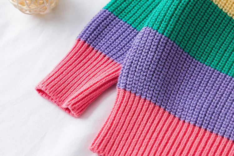 Campure Rainbow Cotton Knit Jumpers