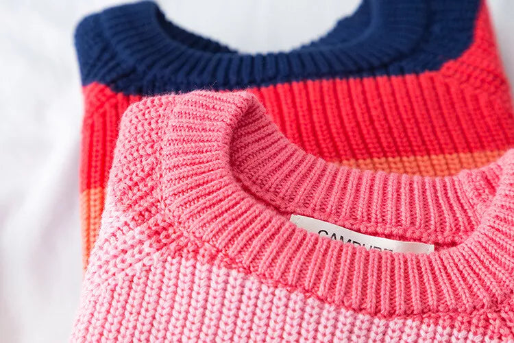 Campure Rainbow Cotton Knit Jumpers