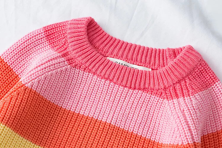 Campure Rainbow Cotton Knit Jumpers