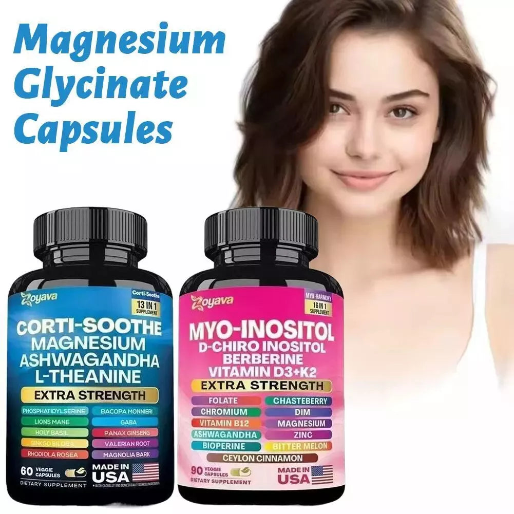 Zoyava Soothe and Smooth Magnesium and Myo-Inositol Capsules