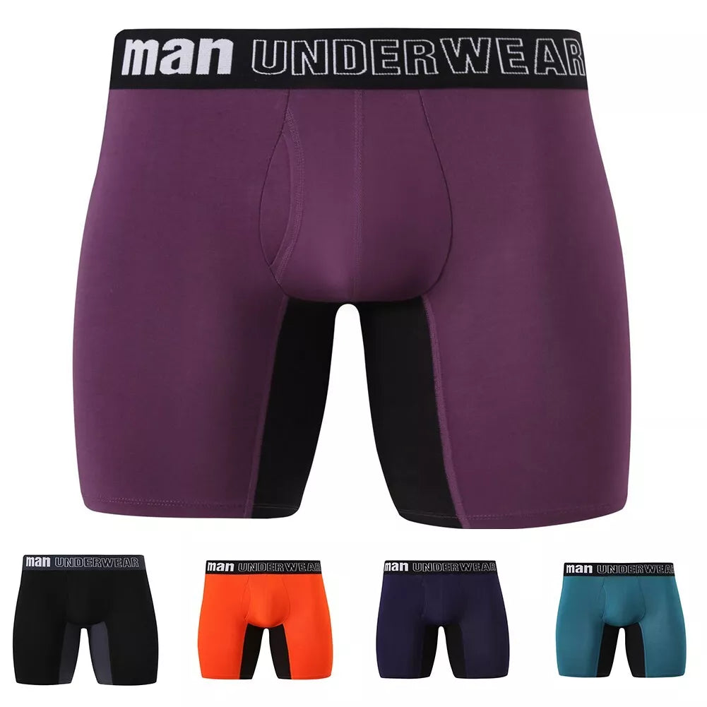 Man Underwear Long Boxers