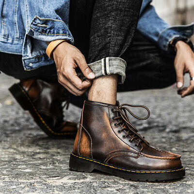 Randolph Cowhide Leather High-Top Boots