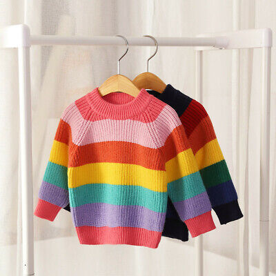 Campure Rainbow Cotton Knit Jumpers