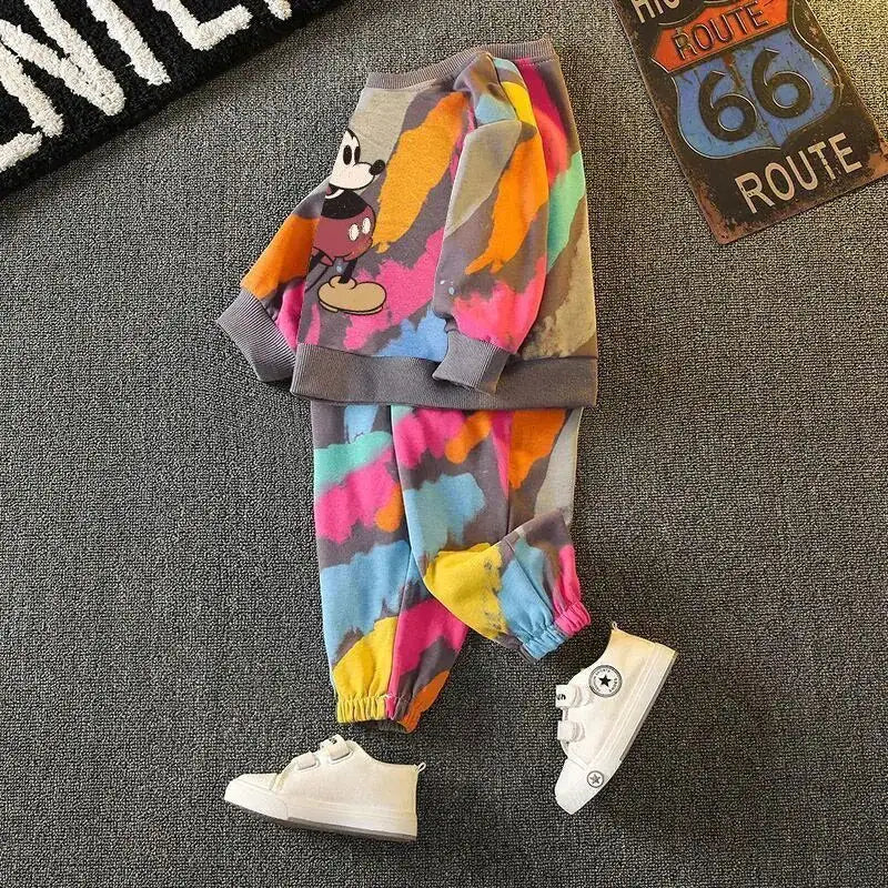Mickey Mouse Colorful Outfit for Toddlers
