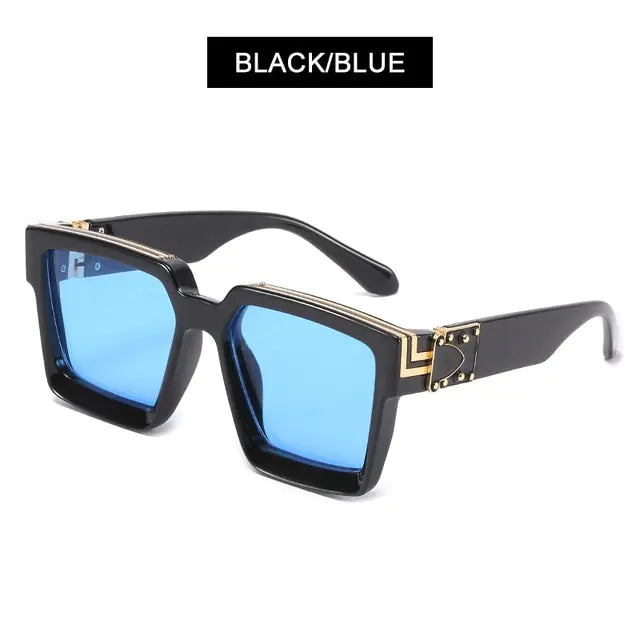 HOOBAN Millionaires Designer Square Sunglasses