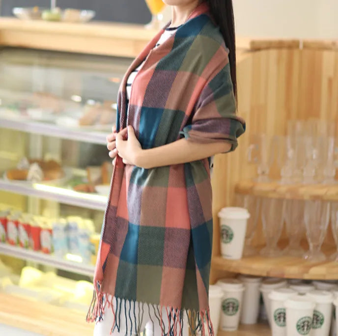 Luxurious Tartan Cashmere Scarves