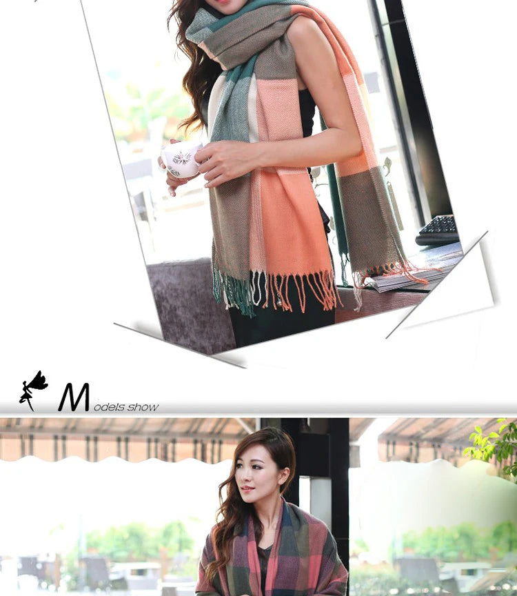 Luxurious Tartan Cashmere Scarves