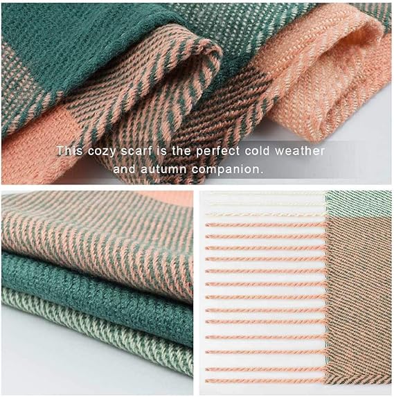 Luxurious Tartan Cashmere Scarves